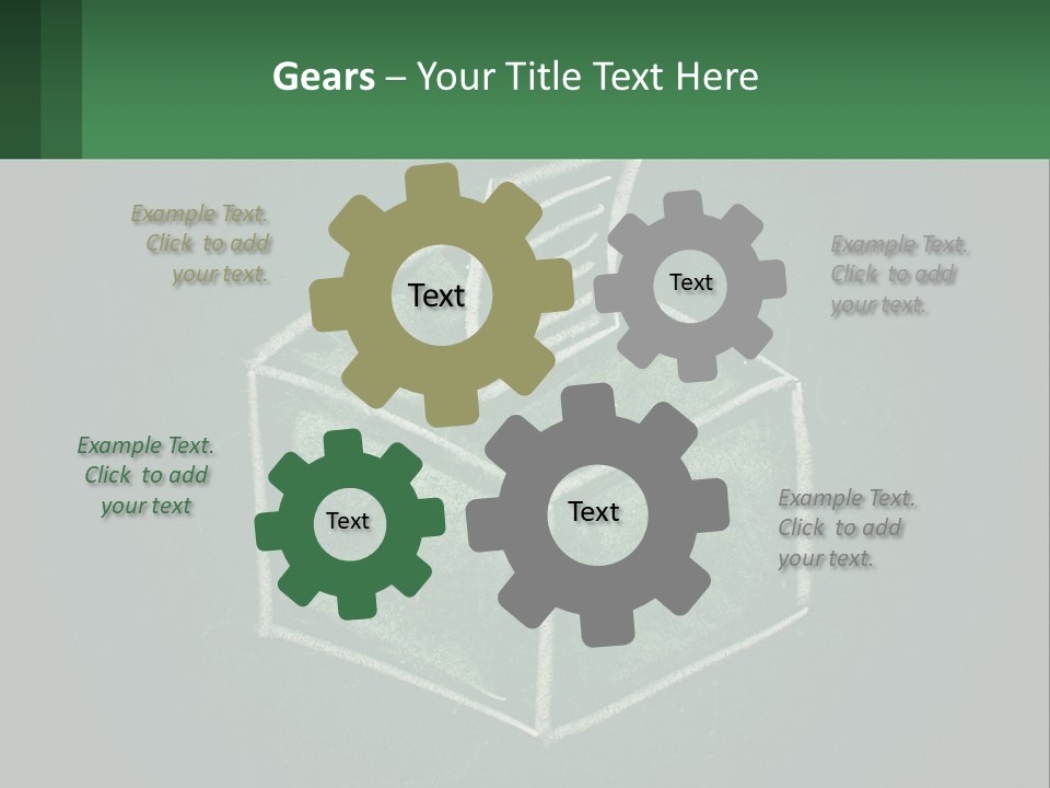 White Conditioner Cool PowerPoint Template