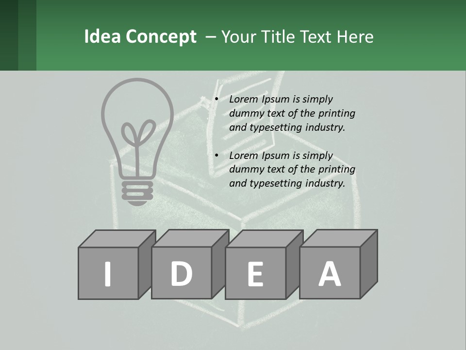 White Conditioner Cool PowerPoint Template