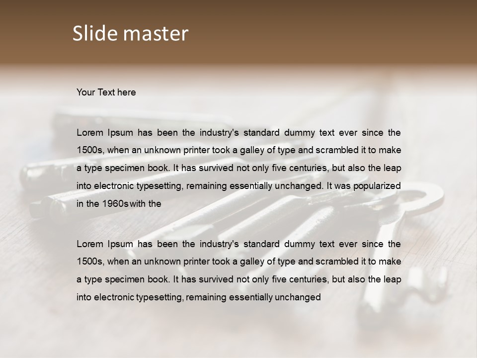 Power Equipment Condition PowerPoint Template