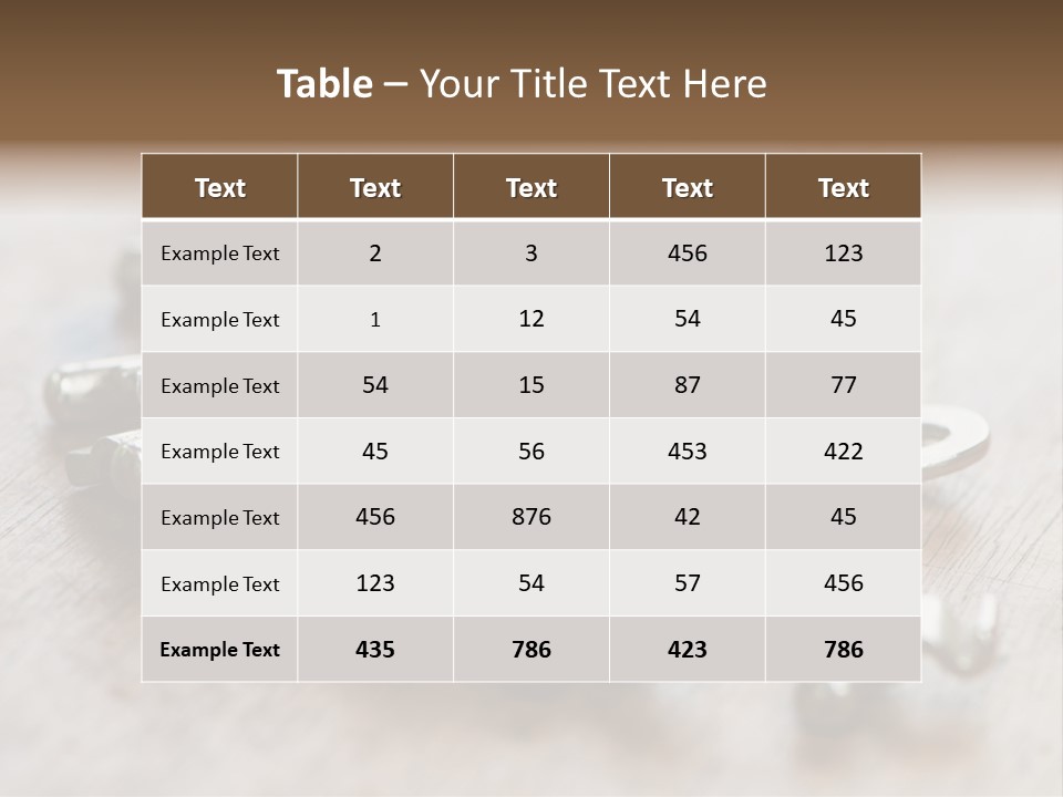 Power Equipment Condition PowerPoint Template