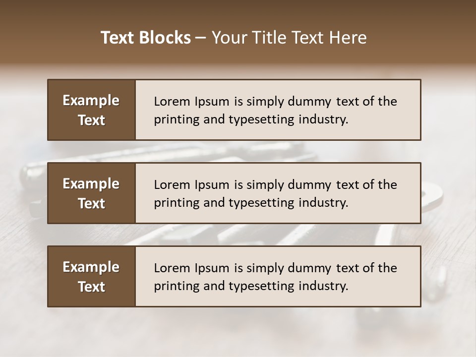 Power Equipment Condition PowerPoint Template