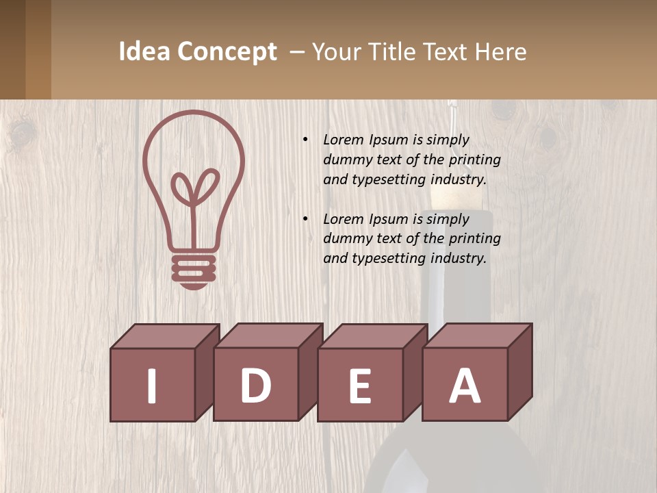 Conditioner Cool Air PowerPoint Template