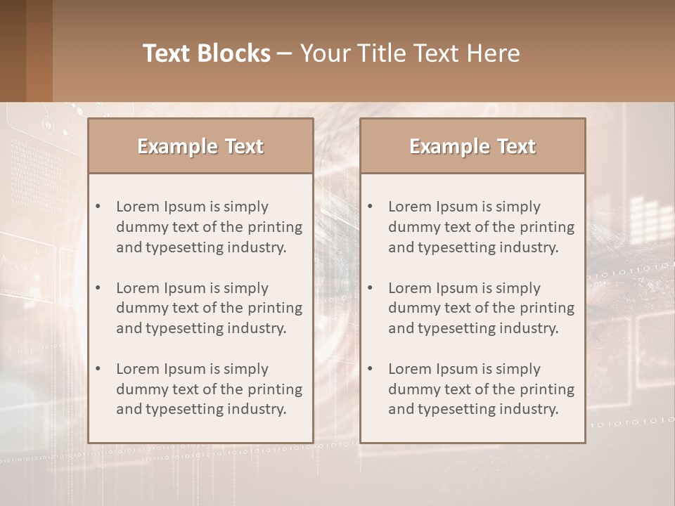 Equipment Air House PowerPoint Template
