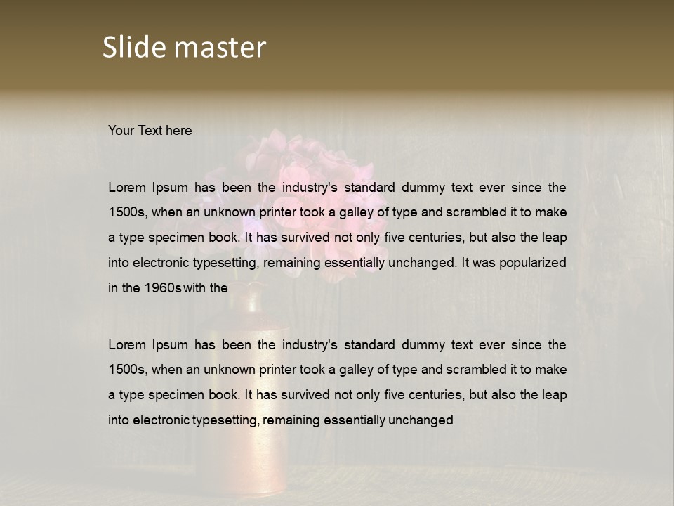 Heat House Switch PowerPoint Template