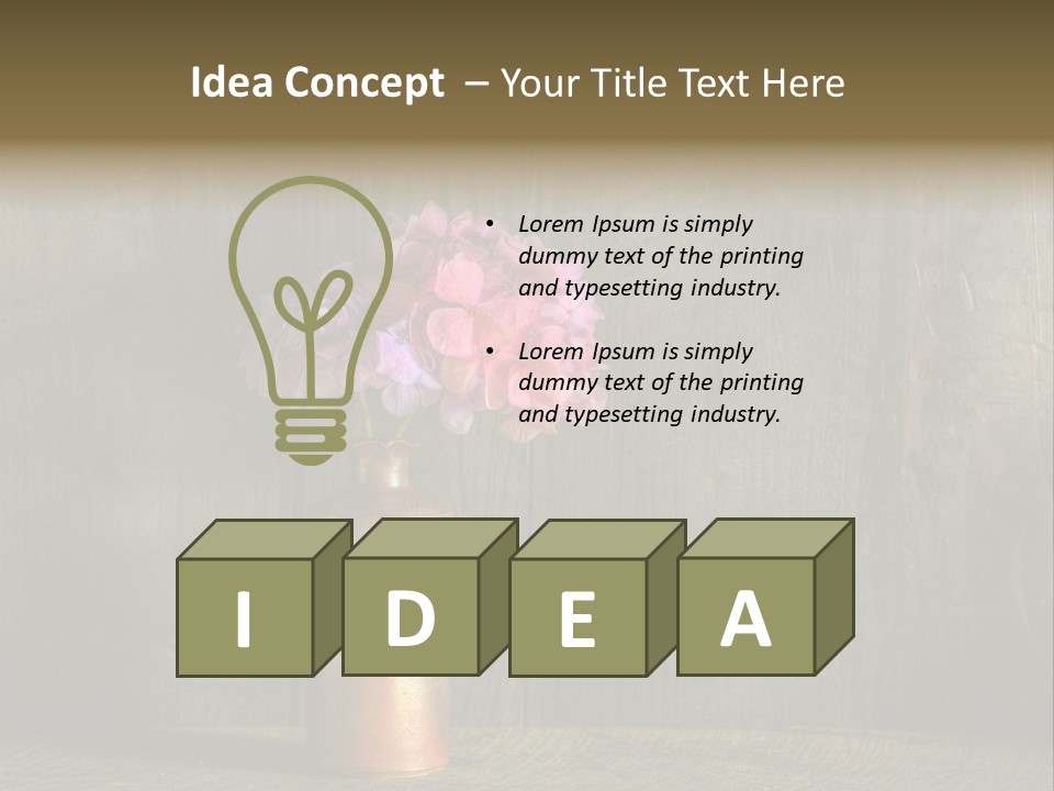 Heat House Switch PowerPoint Template