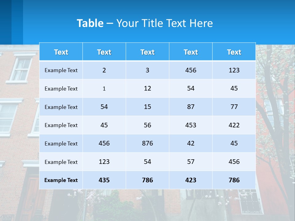 Air Home Climate PowerPoint Template