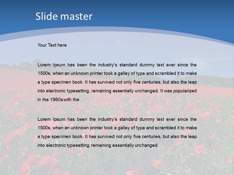 Temperature Cold Part PowerPoint Template