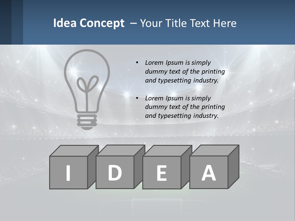 Power System House PowerPoint Template