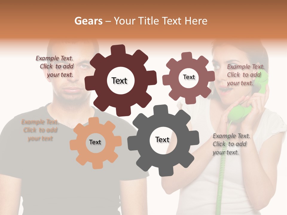 Conditioner White Air PowerPoint Template