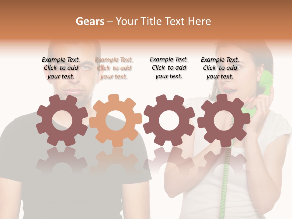 Conditioner White Air PowerPoint Template