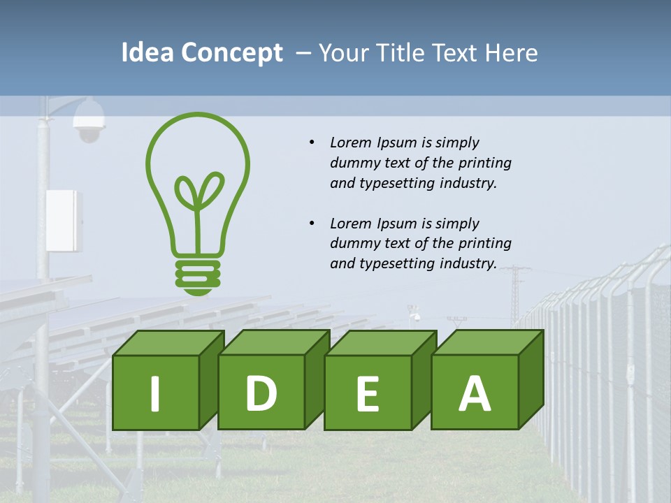 Unit Cool Electricity PowerPoint Template