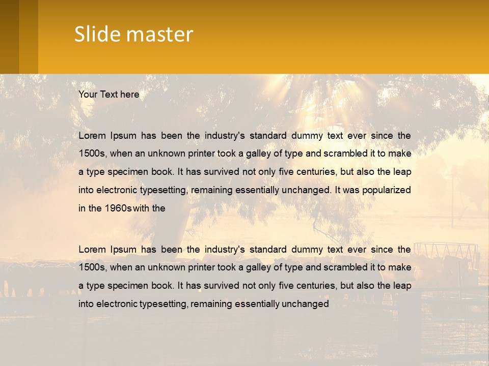 Ventilation House Remote PowerPoint Template