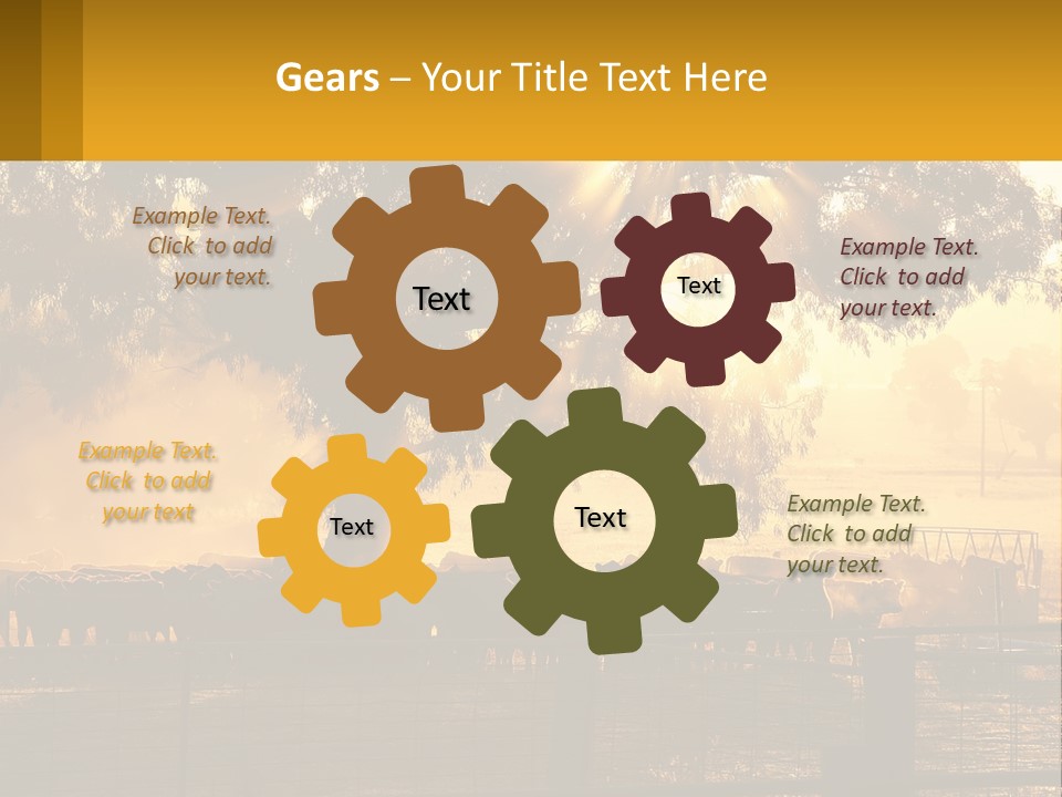 Ventilation House Remote PowerPoint Template