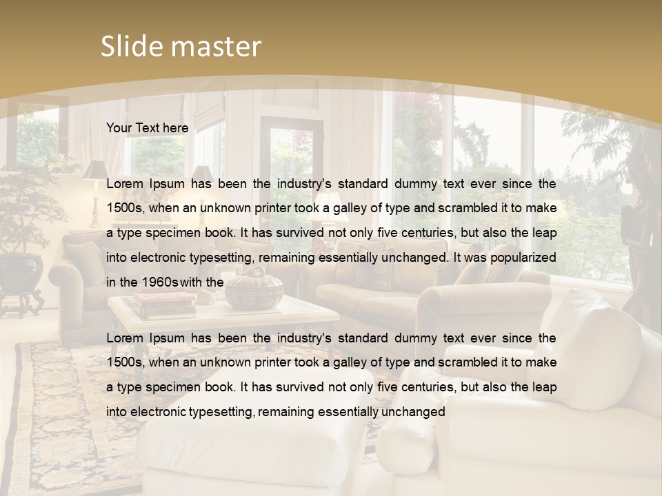 Nobody Rug Luxurious PowerPoint Template