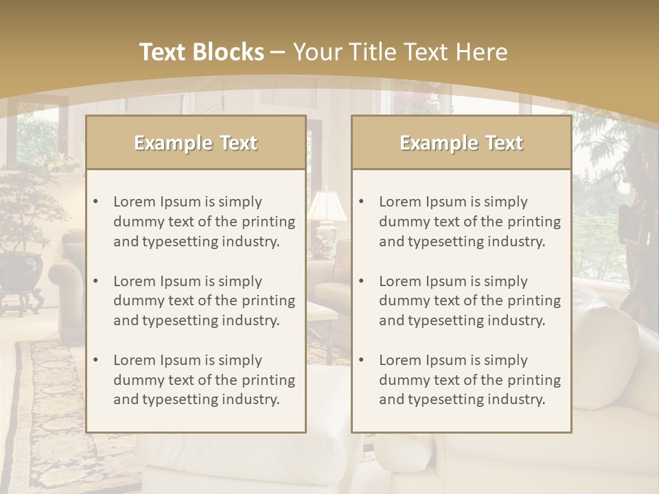 Nobody Rug Luxurious PowerPoint Template