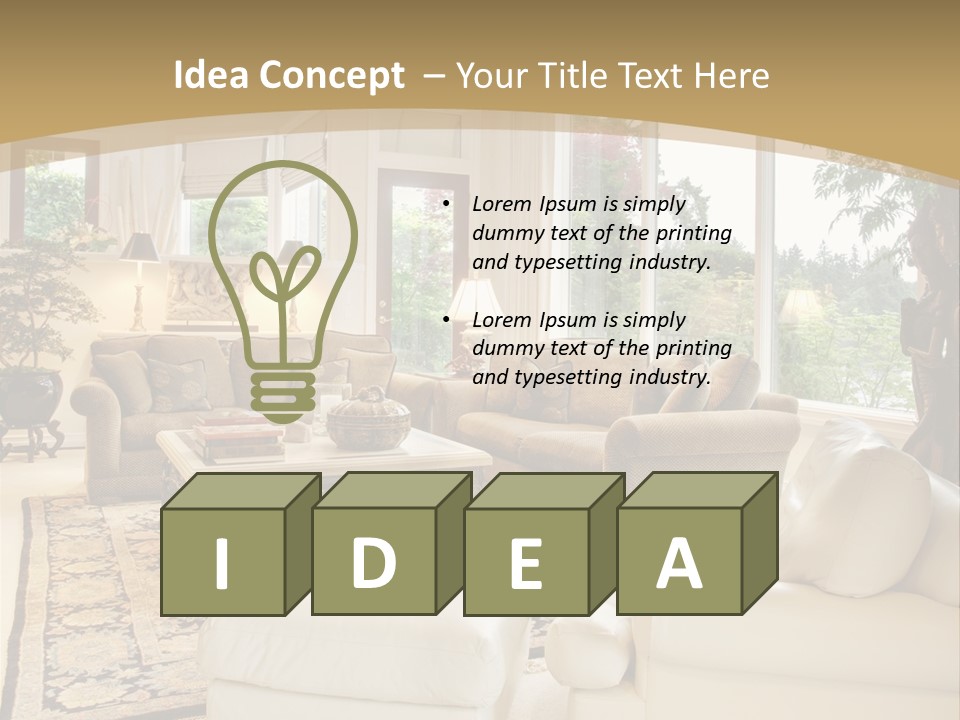 Nobody Rug Luxurious PowerPoint Template