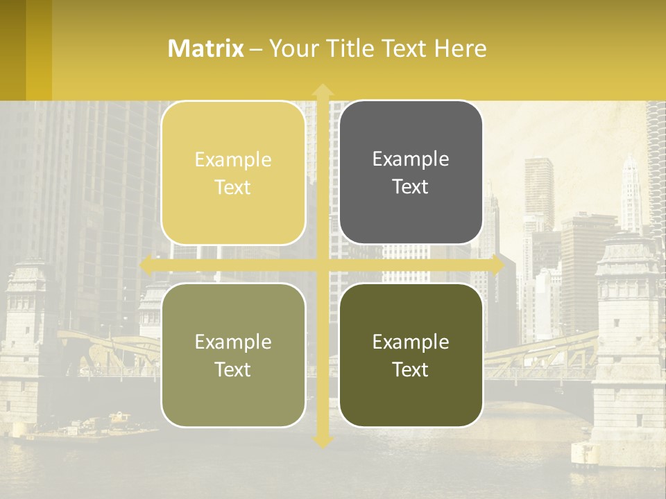 River Aged Boat PowerPoint Template