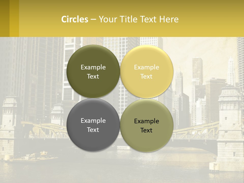 River Aged Boat PowerPoint Template