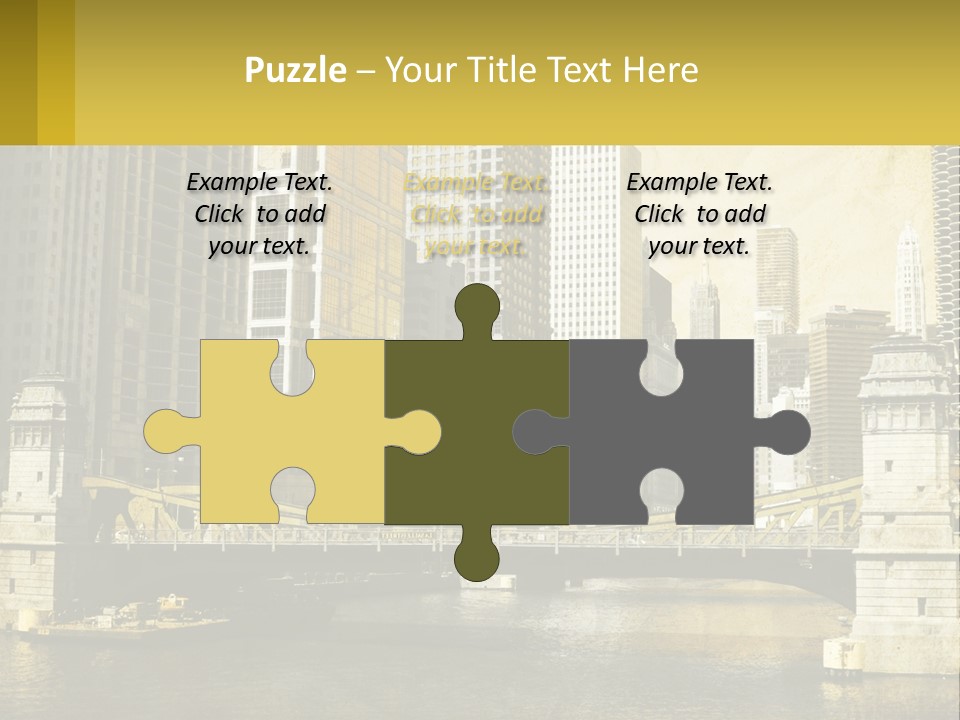 River Aged Boat PowerPoint Template