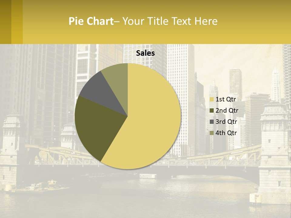 River Aged Boat PowerPoint Template