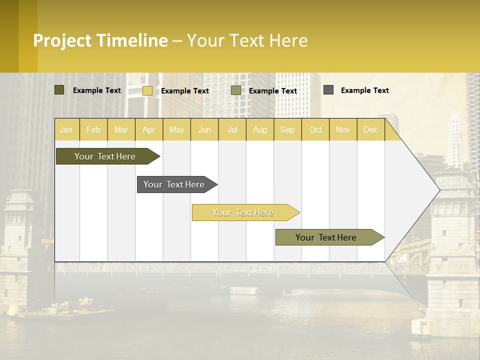 River Aged Boat PowerPoint Template