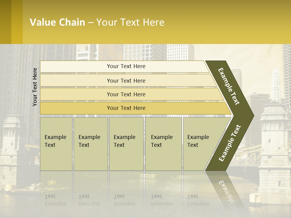 River Aged Boat PowerPoint Template