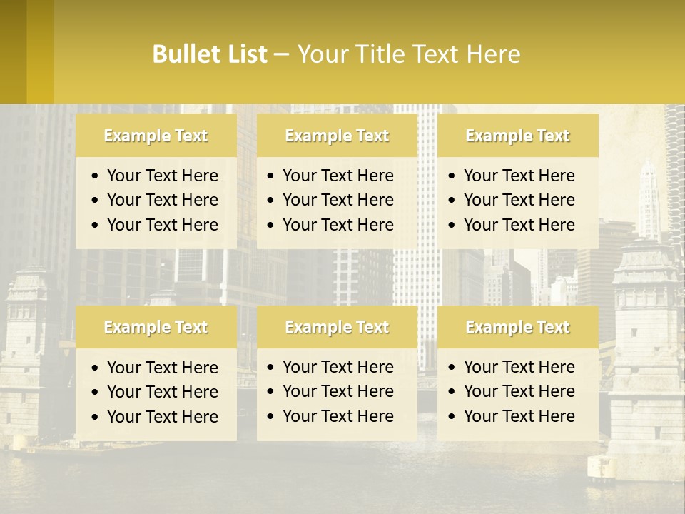 River Aged Boat PowerPoint Template