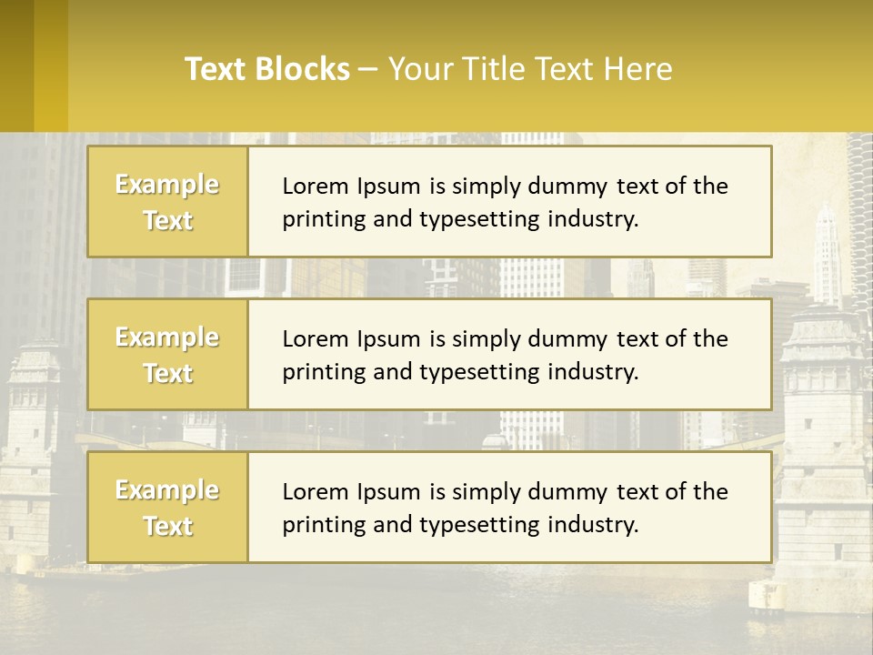 River Aged Boat PowerPoint Template