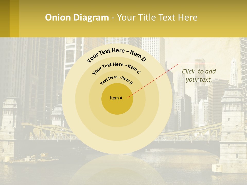 River Aged Boat PowerPoint Template