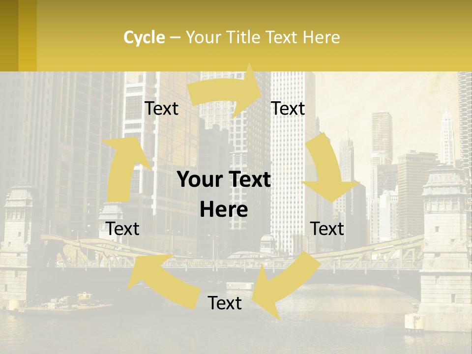 River Aged Boat PowerPoint Template