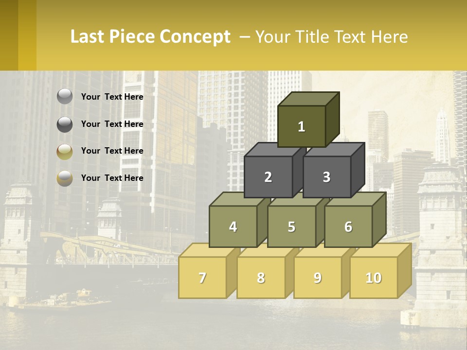 River Aged Boat PowerPoint Template