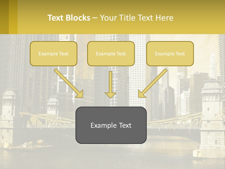River Aged Boat PowerPoint Template