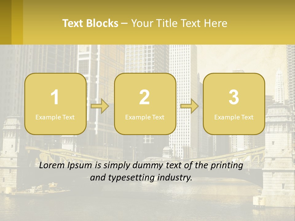 River Aged Boat PowerPoint Template