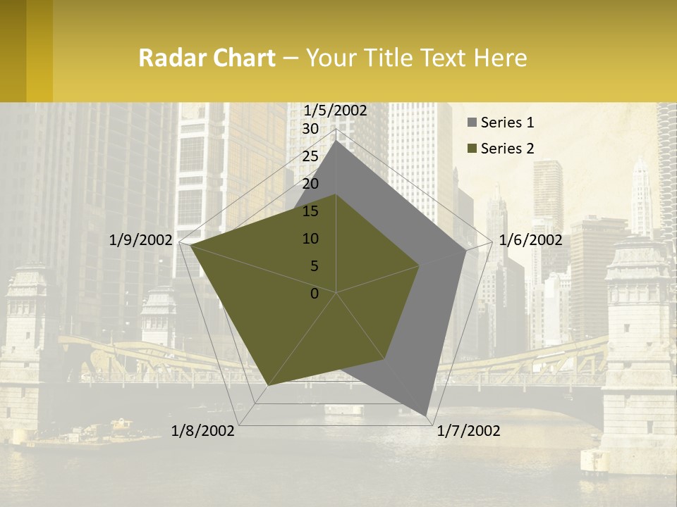 River Aged Boat PowerPoint Template
