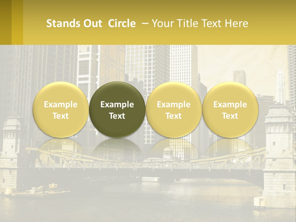 River Aged Boat PowerPoint Template