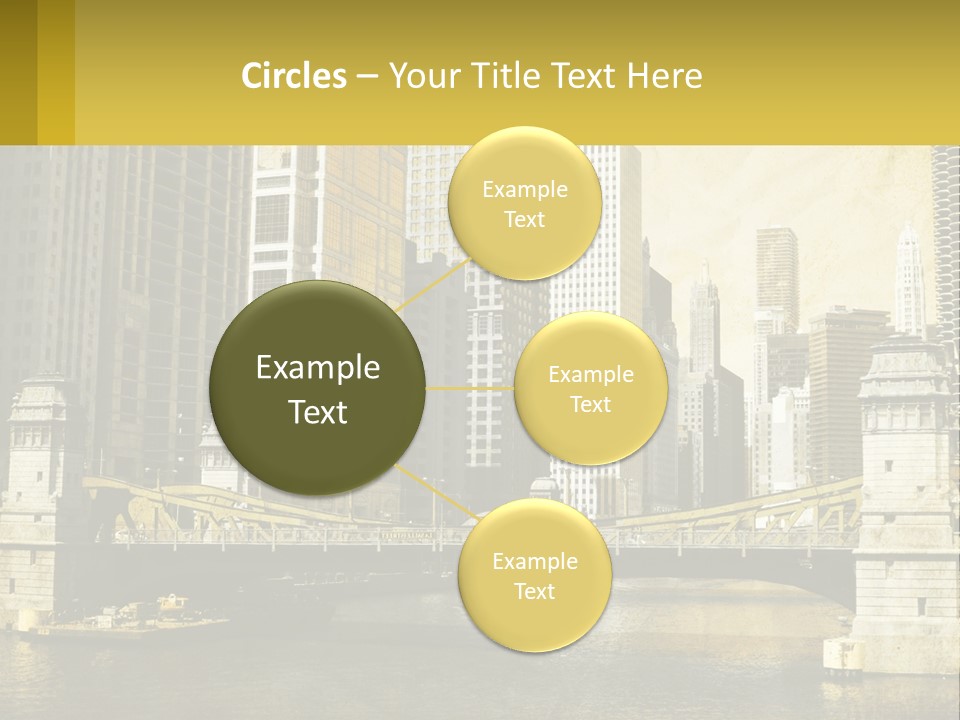 River Aged Boat PowerPoint Template