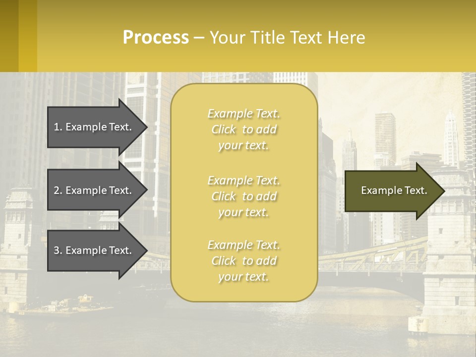 River Aged Boat PowerPoint Template