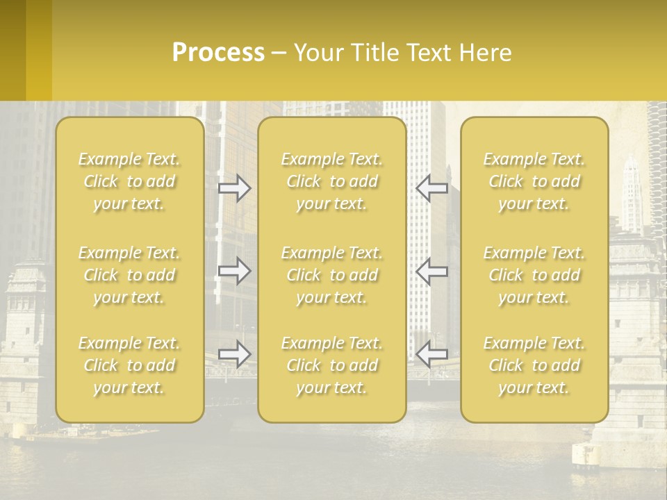 River Aged Boat PowerPoint Template