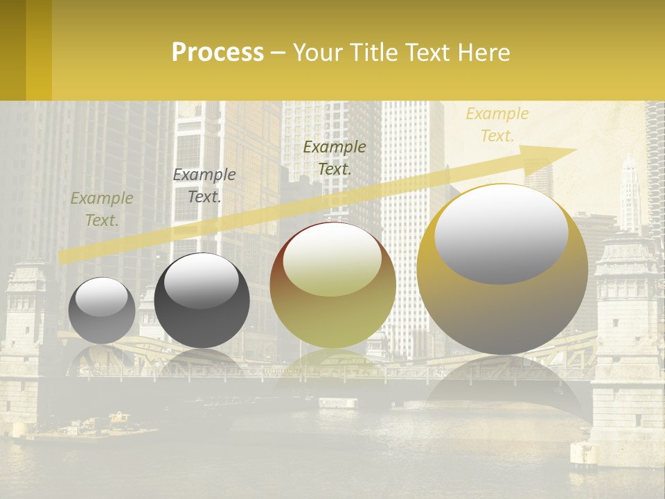 River Aged Boat PowerPoint Template