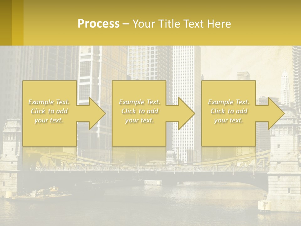 River Aged Boat PowerPoint Template