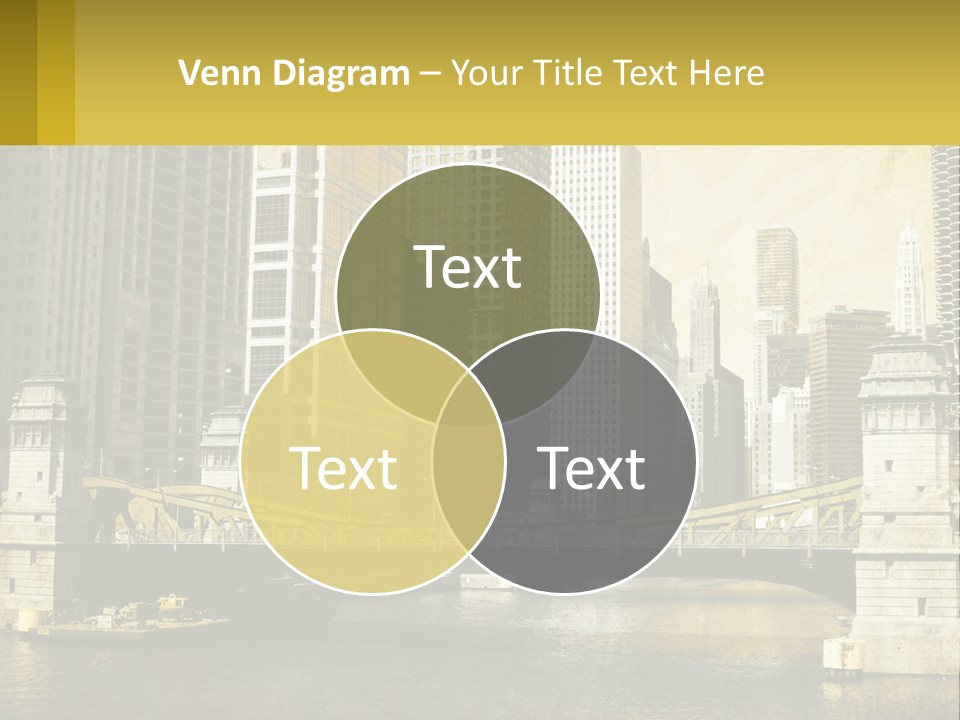 River Aged Boat PowerPoint Template