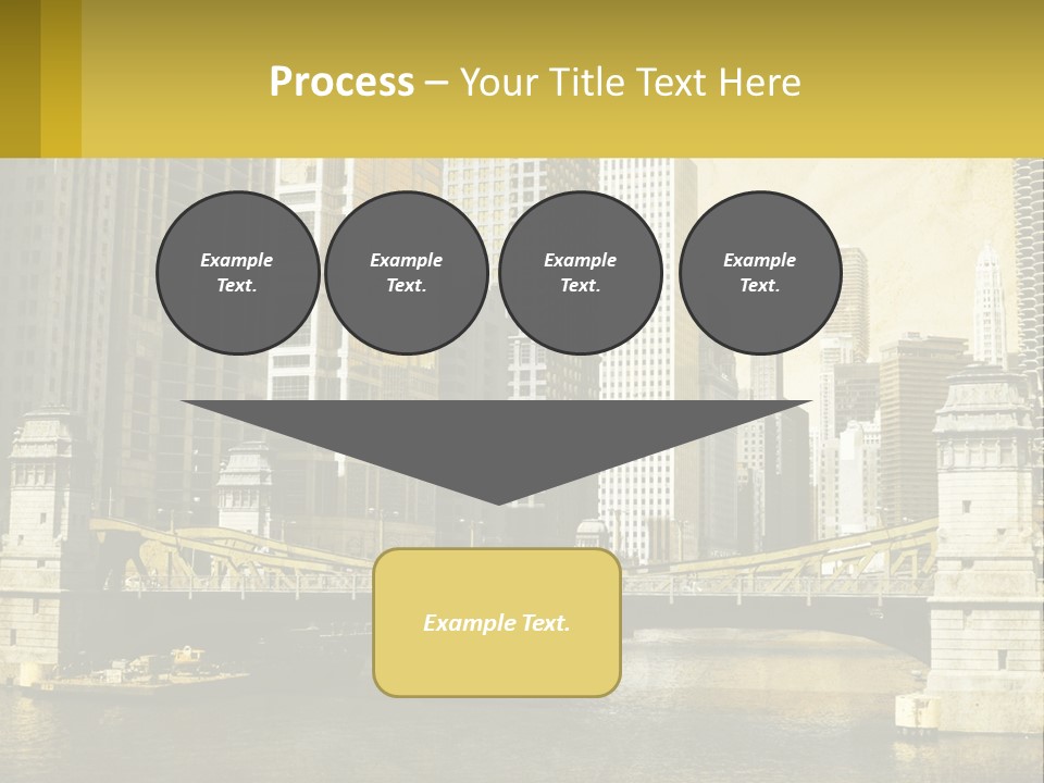 River Aged Boat PowerPoint Template
