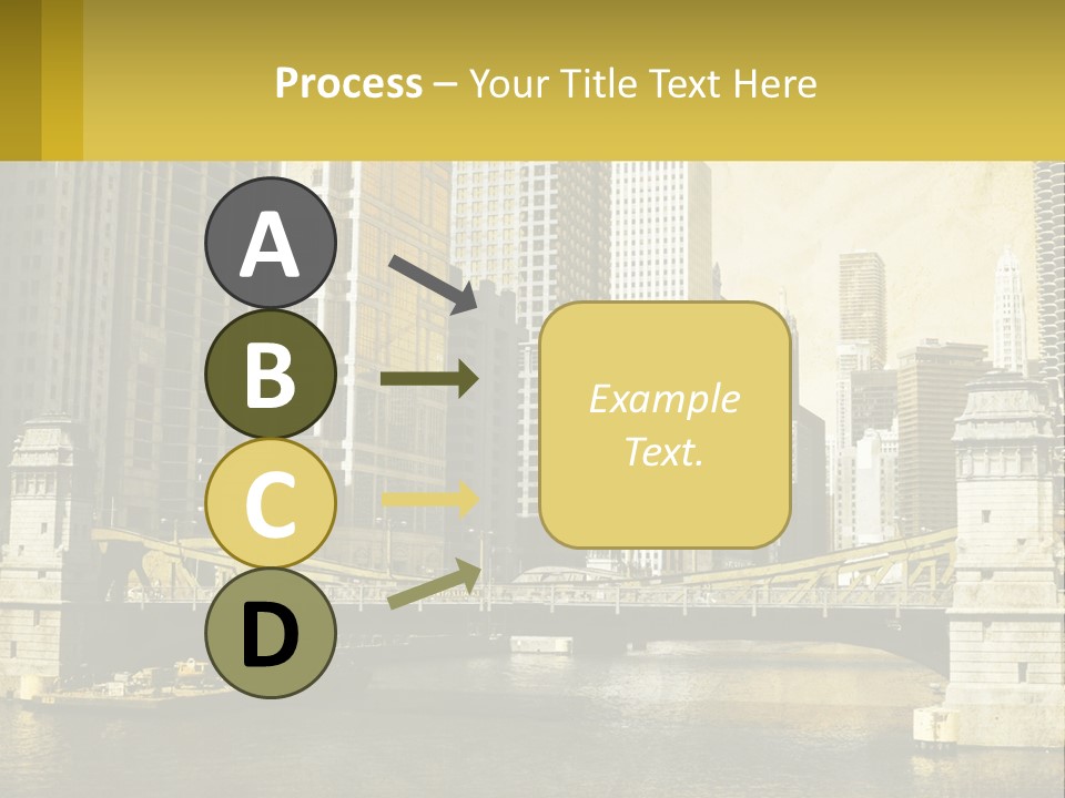 River Aged Boat PowerPoint Template