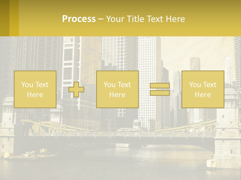 River Aged Boat PowerPoint Template