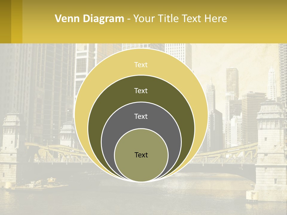 River Aged Boat PowerPoint Template