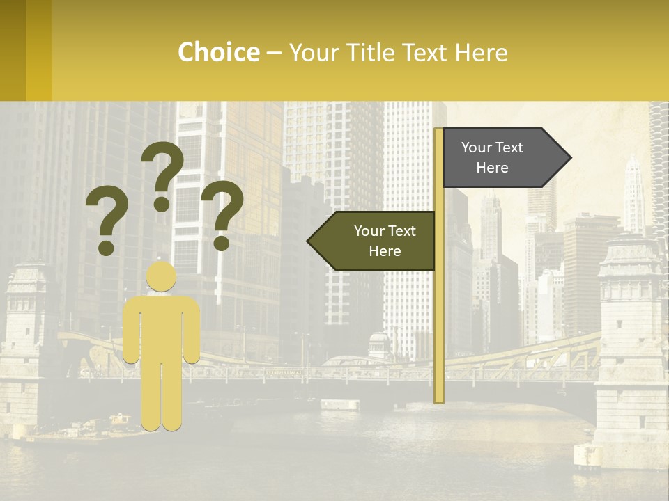 River Aged Boat PowerPoint Template