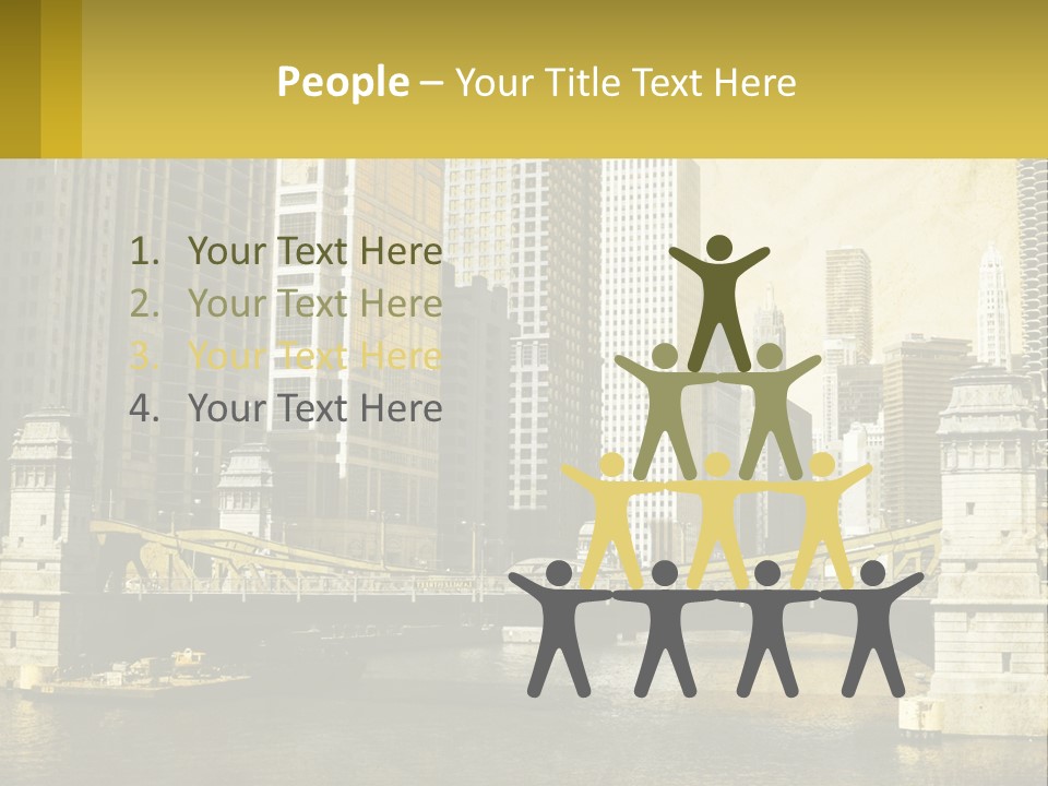 River Aged Boat PowerPoint Template