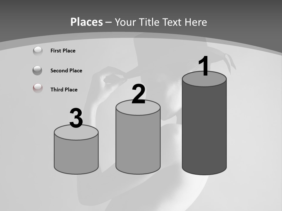 Photography Young Caucasian PowerPoint Template