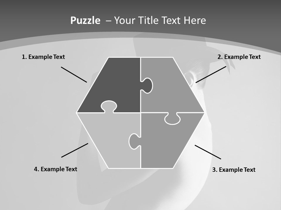 Photography Young Caucasian PowerPoint Template