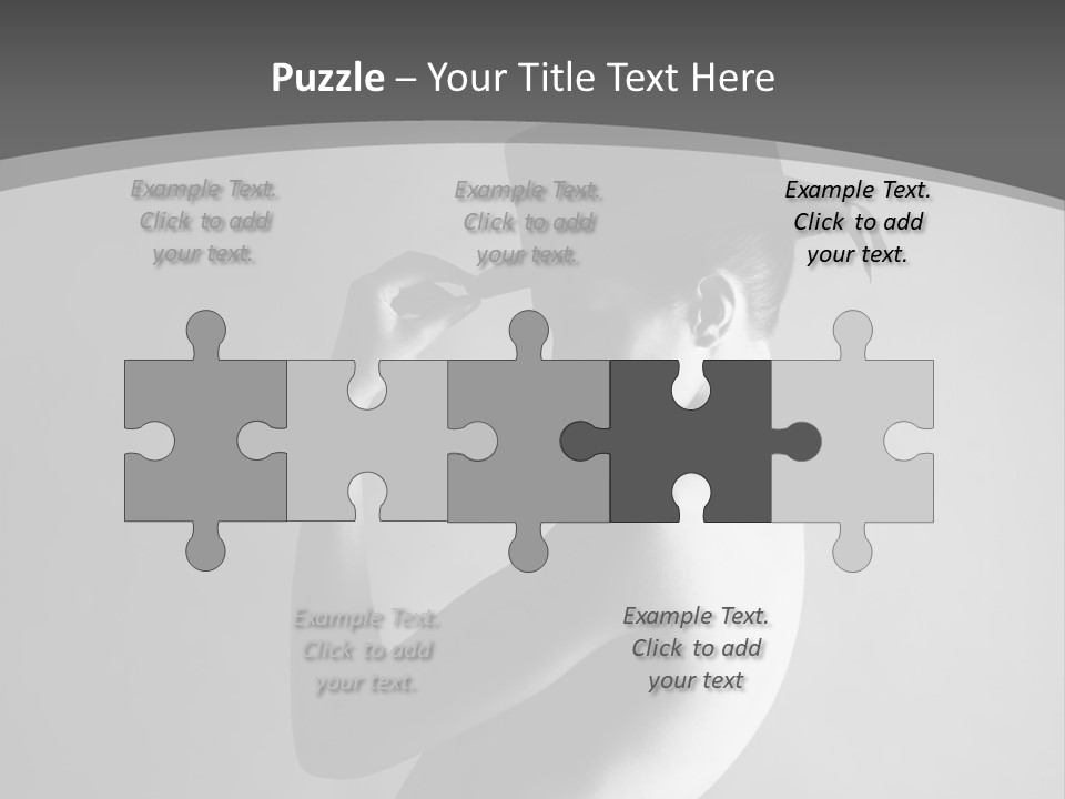 Photography Young Caucasian PowerPoint Template